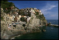 Manarola. Cinque Terre, Liguria, Italy (color)