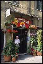 Gelateria (ice-cream parlor), Vernazza. Cinque Terre, Liguria, Italy ( color)