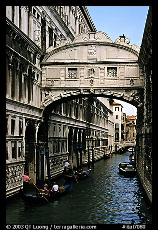 Bridge of Signs. Venice, Veneto, Italy