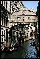 Bridge of Signs. Venice, Veneto, Italy (color)