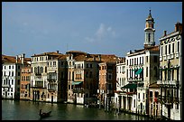 Grand Canal seen from the Rialto Bridge. Venice, Veneto, Italy