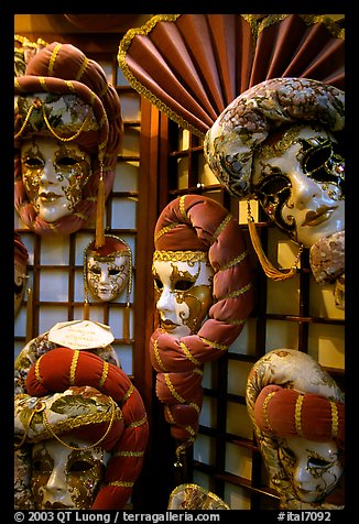 Carnival masks. Venice, Veneto, Italy