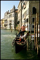 Traghetto crossing. Venice, Veneto, Italy