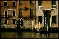 Facade along the Grand Canal. Venice, Veneto, Italy (color)