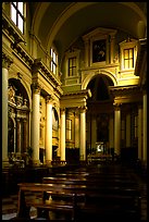 Church interior. Veneto, Italy