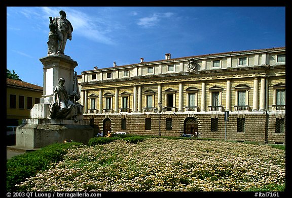 Palazzo Porto-Breganze on Piazza Castello. Veneto, Italy