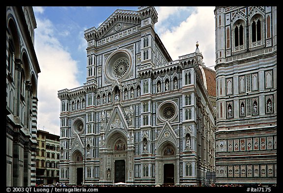 Facade of the Duomo. Florence, Tuscany, Italy