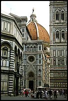 Baptistry, Campanile tower, and Duomo. Florence, Tuscany, Italy ( color)