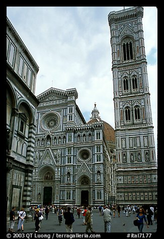 Campanile tower and Duomo. Florence, Tuscany, Italy