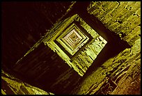 Stairs inside Torre del Mangia (Bell tower). Siena, Tuscany, Italy ( color)