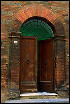 Old door. Siena, Tuscany, Italy