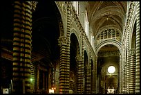 Interior of the Duomo. Siena, Tuscany, Italy (color)