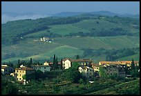 Countryside around the town. San Gimignano, Tuscany, Italy