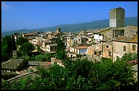 View of the town. San Gimignano, Tuscany, Italy (color)