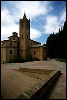 Abbazia di Monte Oliveto Maggiore, Le Crete region. Tuscany, Italy ( color)