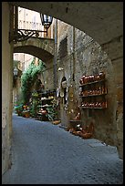 Old street and arches. Orvieto, Umbria (color)