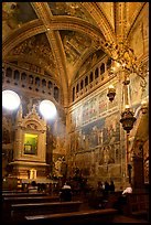 Side chapel inside the Duomo. Orvieto, Umbria ( color)