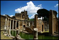 Maritime Theatre, Villa Adriana. Tivoli, Lazio, Italy (color)