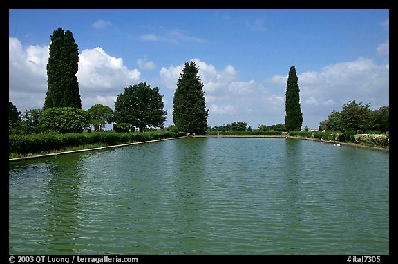 Pecile, Villa Hadriana. Tivoli, Lazio, Italy (color)