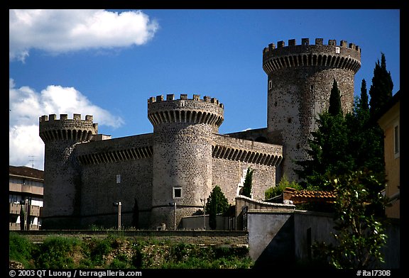 Castle. Tivoli, Lazio, Italy