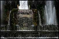 Fountain in the gardens of Villa d'Este. Tivoli, Lazio, Italy