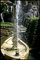 Boat shaped fountain, Villa d'Este. Tivoli, Lazio, Italy ( color)