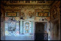 Mannerist frescoes in the Villa d'Este. Tivoli, Lazio, Italy ( color)