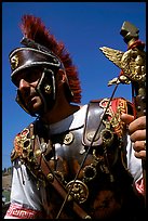 Roman Legionnaire, Roman Forum. Rome, Lazio, Italy (color)