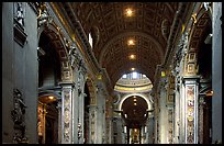 Interior of Basilica San Pietro. Vatican City ( color)