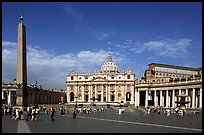 Place St Peter and Basilic Saint Peter. Vatican City ( color)