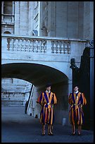 Members of Pontifical Swiss Guard. Vatican City