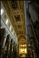 Nave of the Duomo. Naples, Campania, Italy (color)