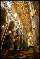 Interior of Chiesa di Sant' Angelo a Nilo. Naples, Campania, Italy (color)
