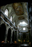 Church interior. Naples, Campania, Italy