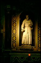 Statue of a saint. Naples, Campania, Italy