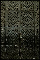 Detail of the door of church Gesu Nuovo. Naples, Campania, Italy ( color)