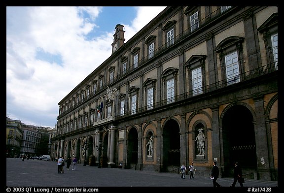 Royal Palace. Naples, Campania, Italy (color)