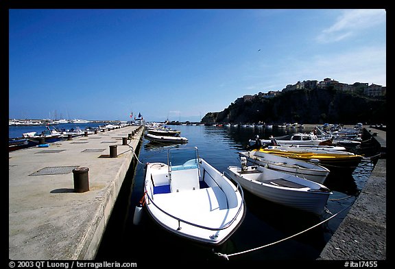 Harbor, Agropoli. Campania, Italy (color)