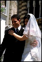 Newly weds, Amalfi. Amalfi Coast, Campania, Italy