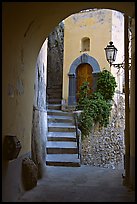 Arch and stairs, Positano. Amalfi Coast, Campania, Italy