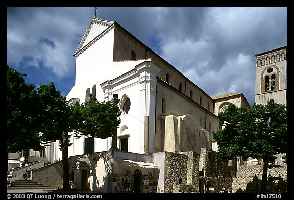 Piazza Duomo, Ravello. Amalfi Coast, Campania, Italy (color)