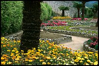 Gardens of Villa Rufulo, Ravello. Amalfi Coast, Campania, Italy (color)