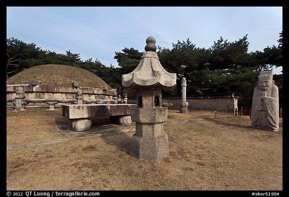 Seolleung of King Seonjong, Samreung Gongwon. Seoul, South Korea (color)