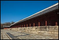 Main royal shrine, Jongmyo. Seoul, South Korea