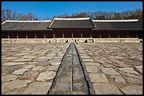 Jongmyo royal ancestral shrine. Seoul, South Korea (color)