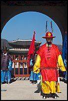 Commander of the Gate Guard (Sumunjang), Gyeongbokgung. Seoul, South Korea