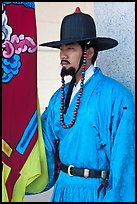 Jeongbyeong (regular soldier from Joseon dynasty), Gyeongbokgung. Seoul, South Korea ( color)