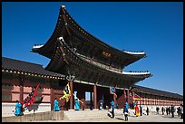 Heugnyemun gate, Gyeongbokgung. Seoul, South Korea (color)