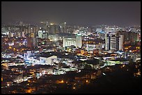 Suwon city at night. South Korea ( color)