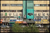 Warehouses along Cheonggyecheon. Seoul, South Korea ( color)